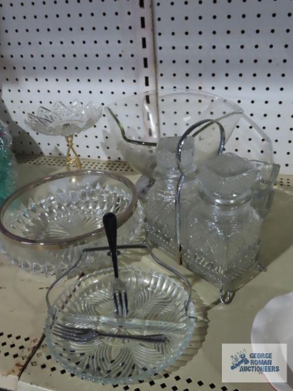 Bowls, divided serving dish, and etc