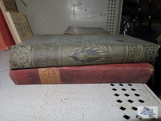 The Scarlet Letter and The Last of the Mohicans books