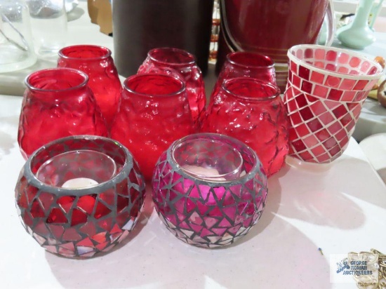 Outdoor candles and candle holders