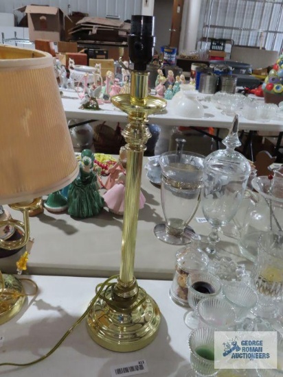Candlestick lamp. missing harp and shade