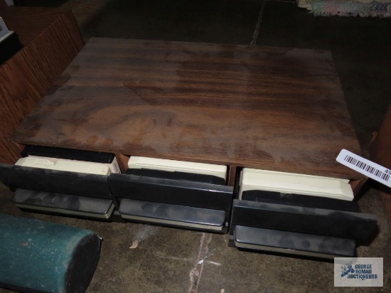 8-tracks with 8-track tape holder