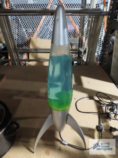 Rocket lava lamp