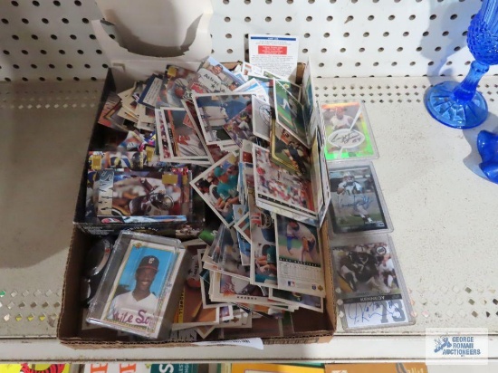 Variety of sports cards