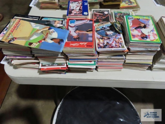 Large assortment of baseball cards