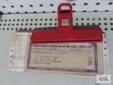 1949 United States opium and coca leaves tax stamp and other 1960 special tax stamp