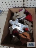 Metal and plastic cookie cutters