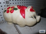Vintage ceramic piggy bank