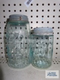 Antique canning jars. Mason's patent November 30th 1858