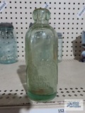Antique W. K. Wagner Youngstown, Ohio bottle, marked W on bottom