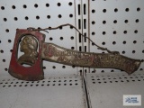 Washington Inaugurated President of the U.S. April 20, 1789 hatchet wall plaque