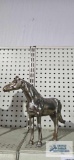 Metal horse figurine