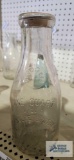 Brownlee Brothers Dairy milk bottle. Lowellville, Ohio