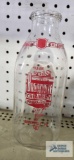Brookville Creamery Products Co. milk bottle. Brookville, PA
