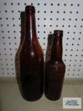 J. H. Link and Co. bottle and The Heron Court Brewing Co. bottles Cincinnati, Ohio