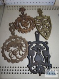 Cast iron and metal trivets