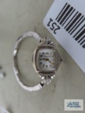 Boluva ladies watch, marked 10K rolled gold plate 02061324. Band is marked Gemex.
