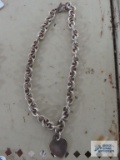 Tiffany and Co necklace, marked 925.