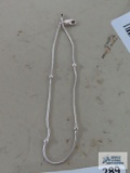 Silver color bracelet, marked 925