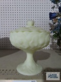 Fenton covered candy dish