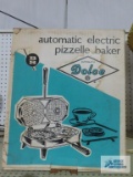 Dolce automatic electric pizzelle baker in box