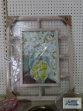 Floral window wall hanging