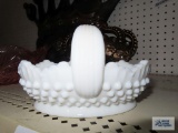 Fenton hobnail basket