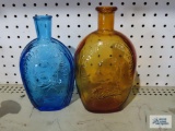 Washington and Benjamin Franklin decanters
