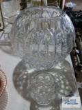 Small and large crystal vases