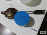 Small Aladdin thermos and Toas-Tite press