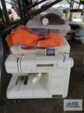 New Home model Memory Craft 4000 computerized sewing machine with accessories