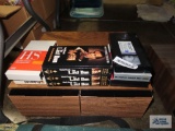 VHS tapes with holder including The Last Don complete miniseries