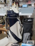 Vintage and newer style golf bags