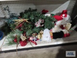 Large variety of Christmas decorations