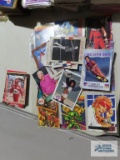 Variety of collector cards including Nascar, wrestling, slice of the Super life, Sports Illustrated