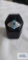 Silver colored ring with blue topaz stone, marked 925, approximately 4.2 G, size 10