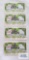 Four Commemorative Issue Ohio lottery tickets, marked 8/22/74