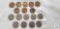 (9) 1979 Susan B. Anthony one dollar coins, 1 Sacagawea coin, and Presidential tokens