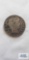 1908 Barber half dollar coin, marked D