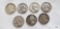 7 Silver quarters