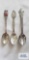 1964-1965 New York World's Fair Vatican Pavilion spoon. Bucherer of Switzterland spoon. Frankfurt