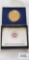 1972 American Revolution Bicentennial George Washington gold colored commemorative medal