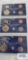 (3) 1999 United States mint proof sets, all marked S