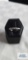Silver colored ring marked 14K with 6 stone diamond band, 1/4 karat total weight, size 7.