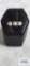 Gold colored ring with 3 pearls, 2.9 G, marked 10K, size 4.5