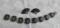 Silver and black etched Siam Sterling bracelet and matching fan earrings, 25.3 G