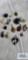 Variety of costume jewelry pendants