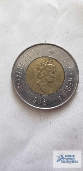 Canadian two dollar coin