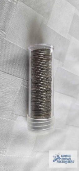 (50) 1946 to 1964 Roosevelt dimes.