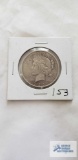 1923 Peace one dollar coin