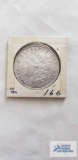 1880 Morgan one dollar coin